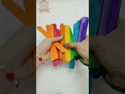 Wooden Multi Color Sticks Unboxing #craftervishika #craft #youtubepartner #asmr #unboxing #shorts