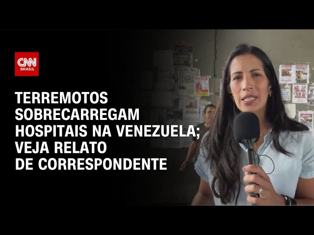 Venezuela: Correspondente mostra hospitais sobrecarregados após terremotos | BASTIDORES CNN