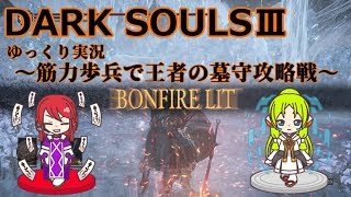 【単発ゆっくり実況】ダクソ３DLC攻略配信の続き。筋力歩兵で王者の墓守攻略戦！【ダークソウル３】