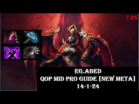 EG.Abed [QOP] New Meta Mid Carry Pro Guide |7.25 Dota 2