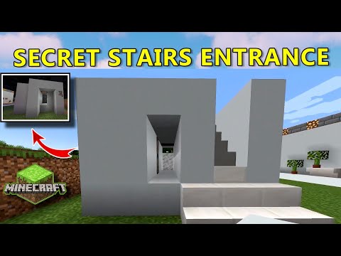 Dioto Gaming - Secret Stairs Entrance Redstone Build in Minecraft (Tutorial)