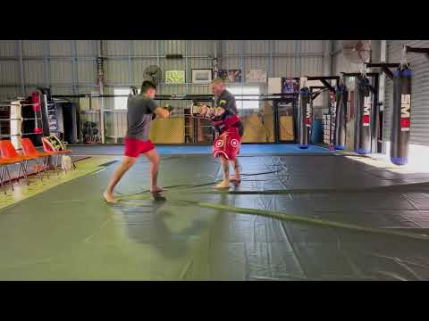 Padwork with Kenny “The PITBULL” Tse leading up to his Australian Title Win.