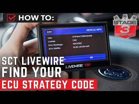 HOW TO PULL FORD F-150 ECU STRATEGY CODE ON SCT LIVEWIRE HANDHELD TUNER