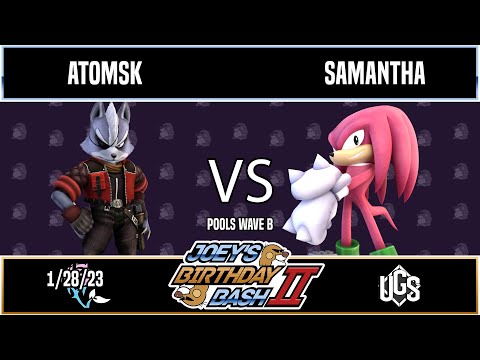 Joey's Birthday Bash 2 - Pools Wave B - Atomsk(Wolf) Vs. Samantha(Knuckles)