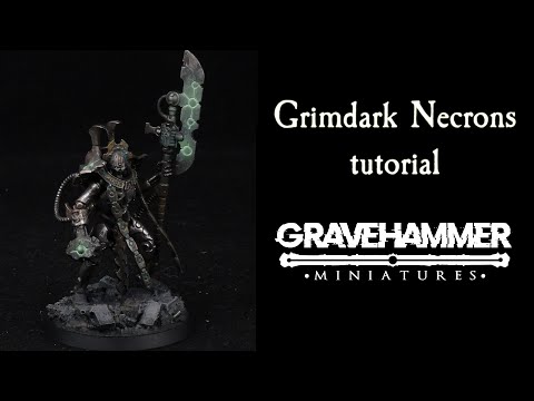How to paint Grimdark Necrons