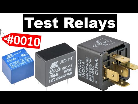 #0010 Electronic Components: How to Test Relay with Multimeter | How to Check Relays