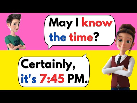 Improve  English Speaking Skills Time🔥Telling in English🔥 Essential Phrases and Questions (100 Q&A)"