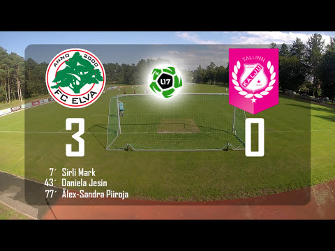 11. voor 2017: FC Elva (T-01) - Nõmme Kalju FC (T-01) 3:0