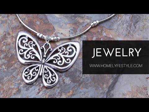 Beautiful Bohemian Vintage Butterfly Pendant