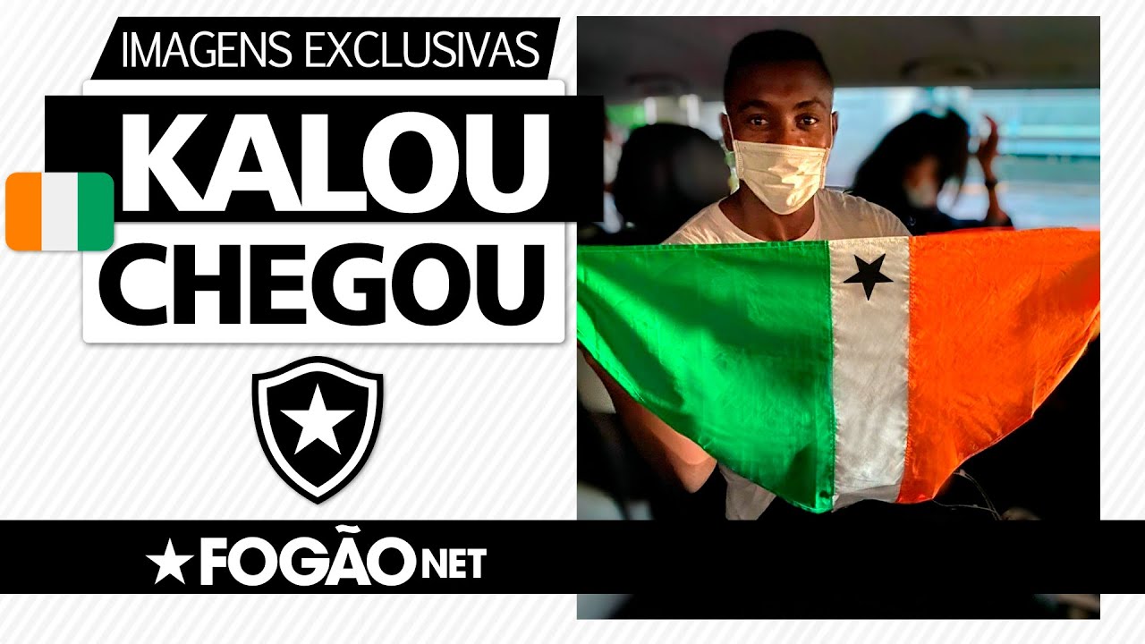Kalou posa com bandeira do Botafogo, ganha bandana e dá seu primeiro autógrafo no Rio. Veja imagens exclusivas!