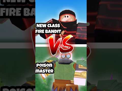 NEW FIRE BANDIT CLASS VS POISON MASTER, Ram Update, 99 Nights in the Forest #roblox