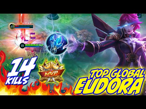Eudora Queen of Thunder!! | New Meta Eudora | Best Build Eudora | Road Top 1 Global Eudora - MLBB