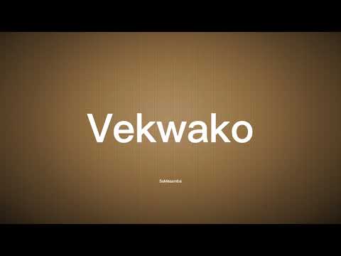 SaMasamba - Vekwako (Official audio) #normanmasamba #vekwako #samasamba