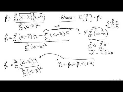 Proof ols estimator is unbiased