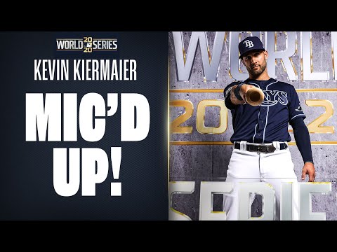 Kevin Kiermaier MIC’D UP for World Series Game 3! | Rays OF says hi to son, brushes teeth in game 😂