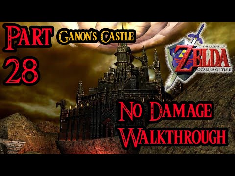 Zelda Ocarina of Time 100% Walkthrough Widescreen HD Part 28 - Ganon's Castle - Double Defense
