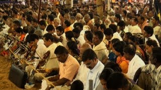 Musicians paying homage to Sri Thyagaraja