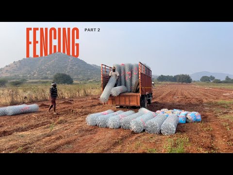 Fencing Day 2 🚧 Material Arrives!