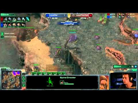EU Bnet Invit. 2011 - Starcraft II - Game 2 - Liquid`Ret (Z) VS Mouz ThorZain (T) Part 1/2