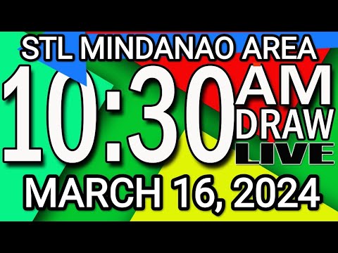 LIVE 10:30AM STL MINDANAO RESULT MARCH 16, 2024 #bukidnonswer3 #bukidnonswer4 #gensanswer3 #gensan