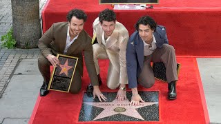 Jonas Brothers Honored With A Star On The Hollywood Walk Of Fame |  Priyanka Chopra, Sophie Turner