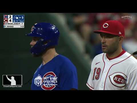 Ejection 048 - David Ross Ejected After Joey Votto BB, Patrick Wisdom Hit by Pitch in Cincinnati