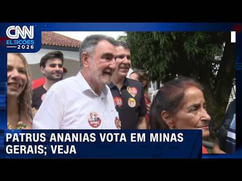 Acompanhe a votação de Patrus Ananias em Minas Gerais | CNN ELEIÇÕES