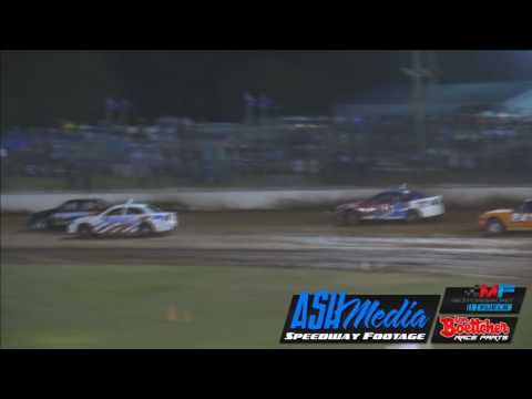 Modified Sedans: Brett Barron, Greg Worling and Brett Baxter Battle - Kingaroy Speedway