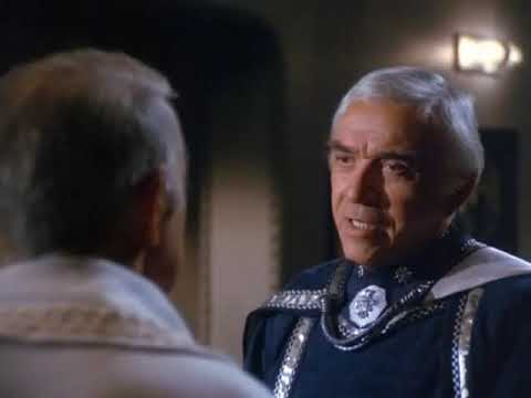 BSG 1978- President Adar and Adama Discuss the Cylon Peace Treaty