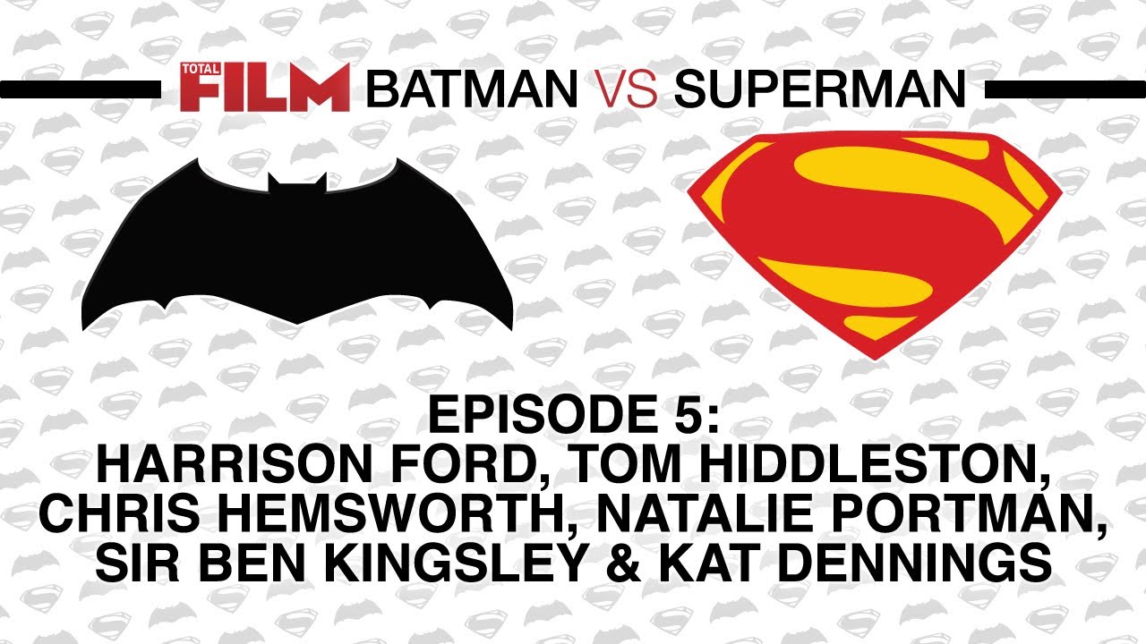 Batman vs Superman: Tom Hiddleston, Harrison Ford, Ben Kingsley, Natalie Portman, Kat Dennings - YouTube