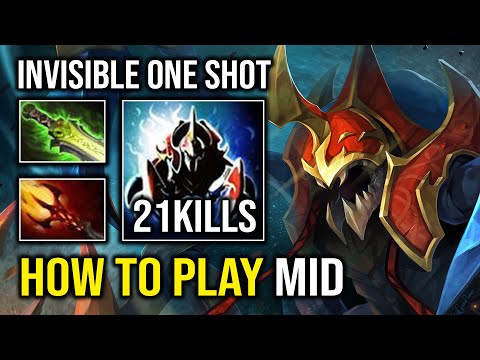 How to Play Mid Nyx Assassin Against OD with Surprise 1 Shot Vendetta Invisible Level 5 Dagon Dota 2