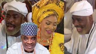 IBRAHIM CHATTA SURPRISE WASIU AYINDE EX-WIFE AT HER SERIKI IYALAJE OF EGBA LAND CORONATION 
