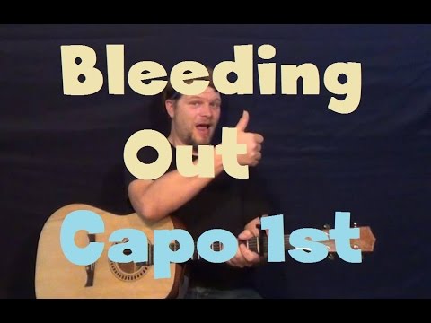 Bleeding Out (Imagine Dragons) Easy Guitar Lesson How to Play Tutorial Capo 1st