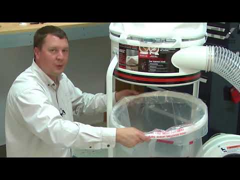 Jet Dust Collector Repair - How to Replace the Plastic Bag