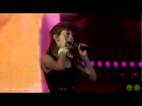 100821 SNSD Taeyeon ' HaHaHa [1]' @ SMTown 2010