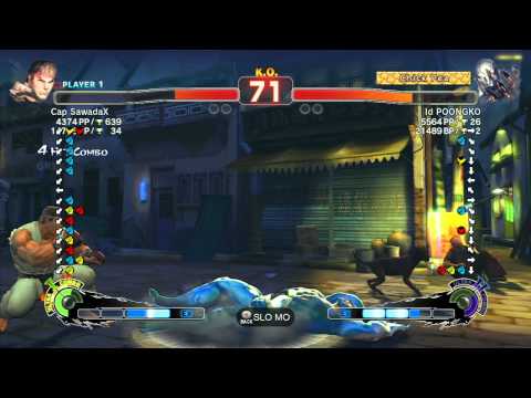 SSF4 AE 2012: Captain Sawada (Ryu) vs Poongko (Seth) - Xbox Live Ranked Matches