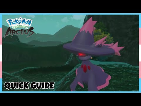 Where To Catch Alpha Mismagius *Coronet Highlands* In Pokemon Legends Arceus | Location Quick Guide