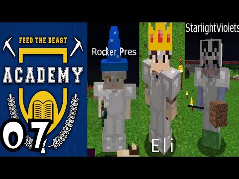 Teaching Preston to play in FTB Academy 1.12. Ep7
