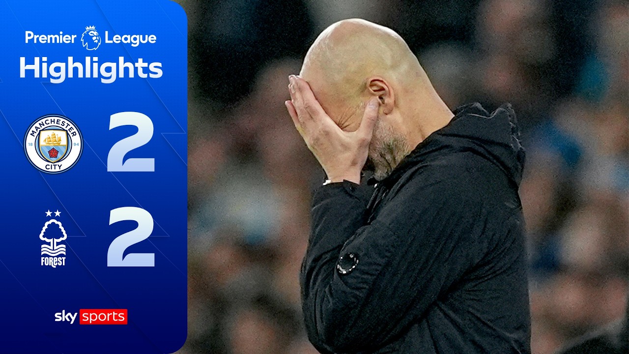 Man City drop VITAL points in title race! | Man City 2-2 N. Forest | Premier League Highlights