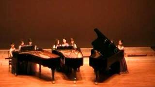 Download lagu Ravel / La Valse 　- for 3 pianos,9 womens,18 hands -  (part.1/2) mp3