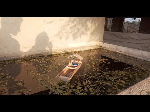 Handcrafted Wooden RC Boat #diy#project