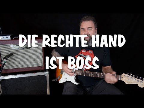 Right hand is boss  -  Die rechte Hand ist Boss! Was gibt es bei der Anschlagstand zu beachten?
