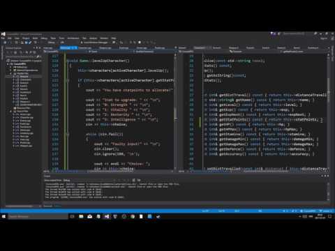 C Game Development | Console RPG | Part 14 | Items Inventory Leveling Adventures and MORE