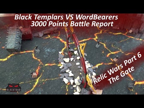 Black Templars vs Word Bearers Warhammer 40k Battle Report - Mission 6 Relic Wars