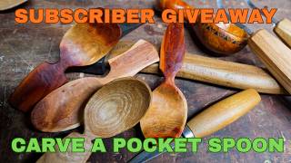 CARVE A POCKET SPOON - RAINY DAY HOBBY - GREEN WOODWORKING
