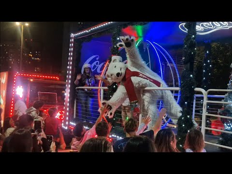 CARAVANA ILUMINADA DE NATAL COCA-COLA - Águas Claras - COCA-COLA CHRISTMAS LIGHTED CARAVAN