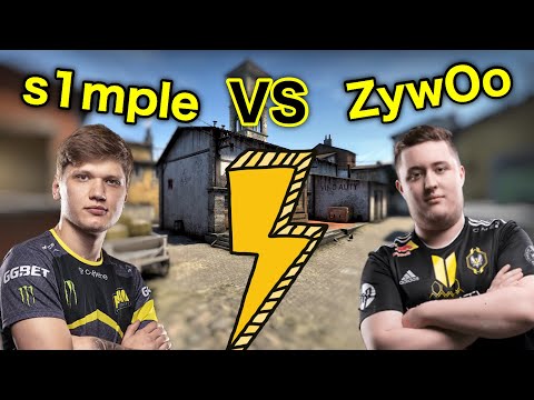 SMURFING on LAN?!?! Best of the best s1mple and ZywOo - Who is on top? | CSGO