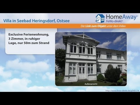 Usedom: Exclusive Ferienwohnung, 3 Zimmer, in ruhiger Lage, nur 50m zum - FeWo-direkt.de Video