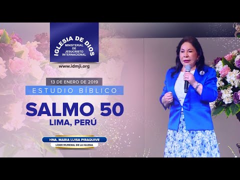 Salmo 50 (Estudio bíblico), Hna. María Luisa Piraquive, 13 enero 2019, IDMJI