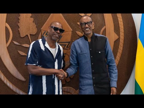 Dave Chapelle Meets President PAUL KAGAME after Performing live in KIGALI - RWANDA